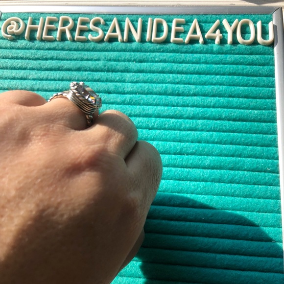 .925 silver and CZ  NIB Size 8 - Picture 7 of 7